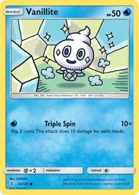Vanillite | 33/145 | Normal | SM - Guardians Rising