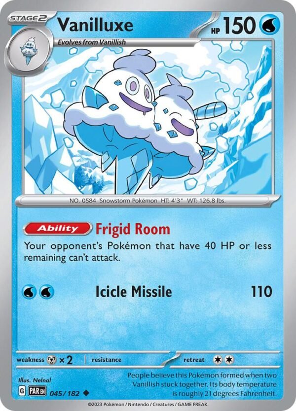 Vanilluxe 045/182 Normal SV04: Paradox Rift Vanilluxe 045/182 Normal SV04: Paradox Rift