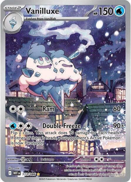 Vanilluxe 113/086 Holofoil SV: White Flare