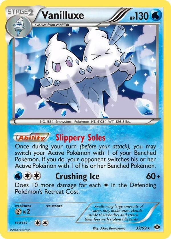 Vanilluxe 33/99 Reverse Holofoil Next Destinies Vanilluxe 33/99 Reverse Holofoil Next Destinies