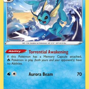 Vaporeon 030/185 Reverse Holofoil SWSH04: Vivid Voltage