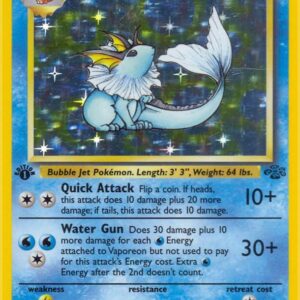 Vaporeon (12) 12/64 Unlimited Holofoil Jungle