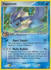 Vaporeon | 19/115 | Reverse Holofoil | Unseen Forces