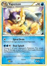 Vaporeon | 52/95 | Reverse Holofoil | Call of Legends