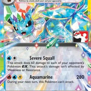 Vaporeon ex 023/131 Holofoil Prize Pack Series Cards