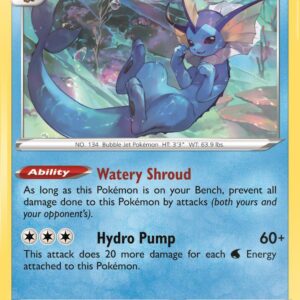 Vaporeon SWSH072 Holofoil SWSH: Sword & Shield Promo Cards Vaporeon SWSH072 Holofoil SWSH: Sword & Shield Promo Cards