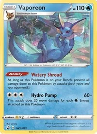 Vaporeon | SWSH072 | Holofoil | SWSH: Sword & Shield Promo Cards