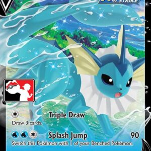 Vaporeon V SWSH150 Holofoil Prize Pack Series Cards