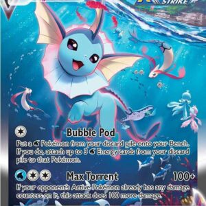 Vaporeon VMAX SWSH182 Holofoil SWSH: Sword & Shield Promo Cards Vaporeon VMAX SWSH182 Holofoil SWSH: Sword & Shield Promo Cards