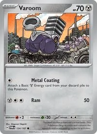 Varoom | 124/167 | Reverse Holofoil | SV06: Twilight Masquerade