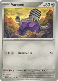 Varoom | 141/198 | Normal | SV01: Scarlet & Violet Base Set
