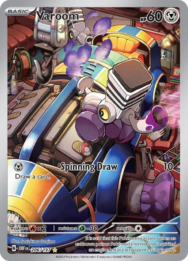 Varoom 206/197 Holofoil SV03: Obsidian Flames