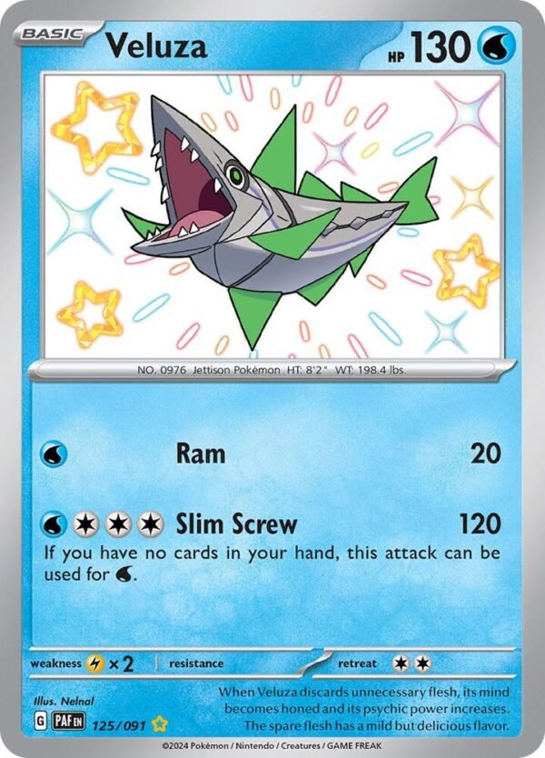 Veluza 125/091 Holofoil SV: Paldean Fates Veluza 125/091 Holofoil SV: Paldean Fates