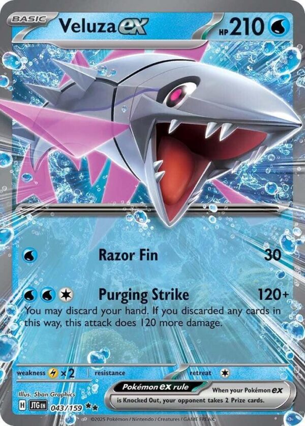 Veluza ex 043/159 Holofoil SV09: Journey Together