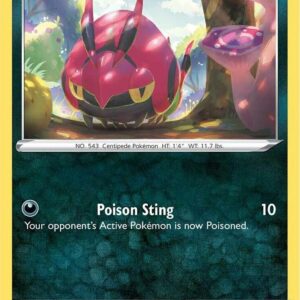 Venipede 105/198 Reverse Holofoil SWSH06: Chilling Reign Venipede 105/198 Reverse Holofoil SWSH06: Chilling Reign