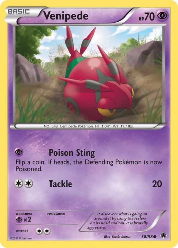 Venipede 38/98 Normal Emerging Powers Venipede 38/98 Normal Emerging Powers