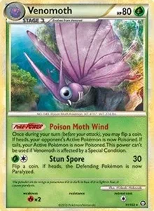 Venomoth | 11/102 (HGSS Triumphant) | 011/102 | Normal | Deck Exclusives