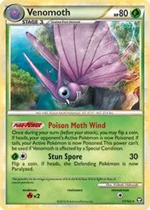 Venomoth | 11/102 (HGSS Triumphant) | 011/102 | Normal | Deck Exclusives