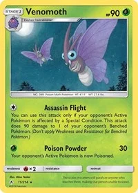 Venomoth | 11/214 | Reverse Holofoil | SM - Unbroken Bonds Venomoth | 11/214 | Reverse Holofoil | SM - Unbroken Bonds