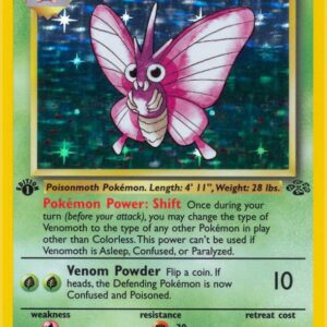 Venomoth (13) 13/64 Unlimited Holofoil Jungle