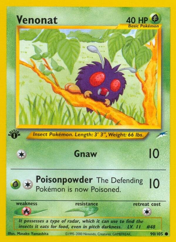 Venonat 090/105 Unlimited Neo Destiny Venonat 090/105 Unlimited Neo Destiny