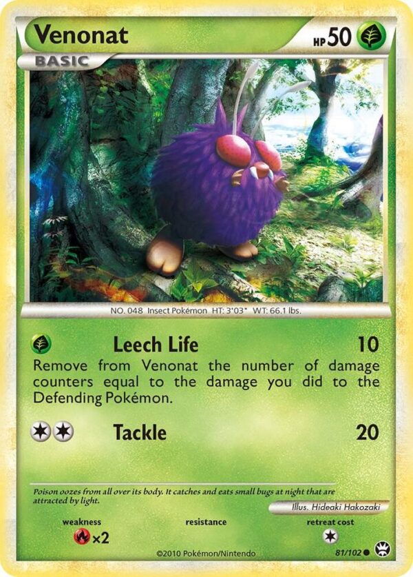 Venonat 81/102 Normal Triumphant Venonat 81/102 Normal Triumphant