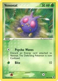 Venonat | 84/112 | Normal | FireRed & LeafGreen
