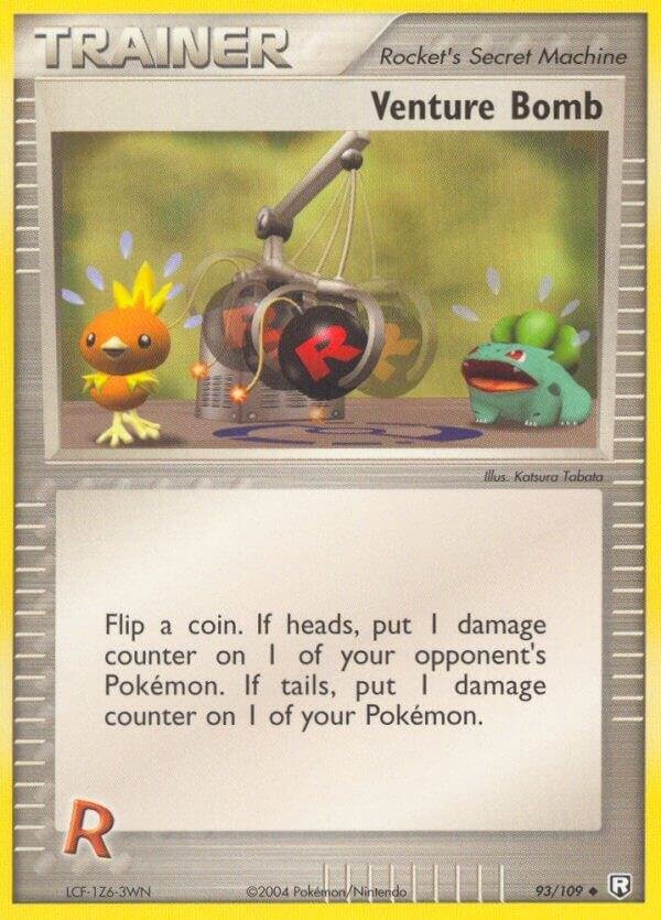 Venture Bomb 93/109 Normal Team Rocket Returns