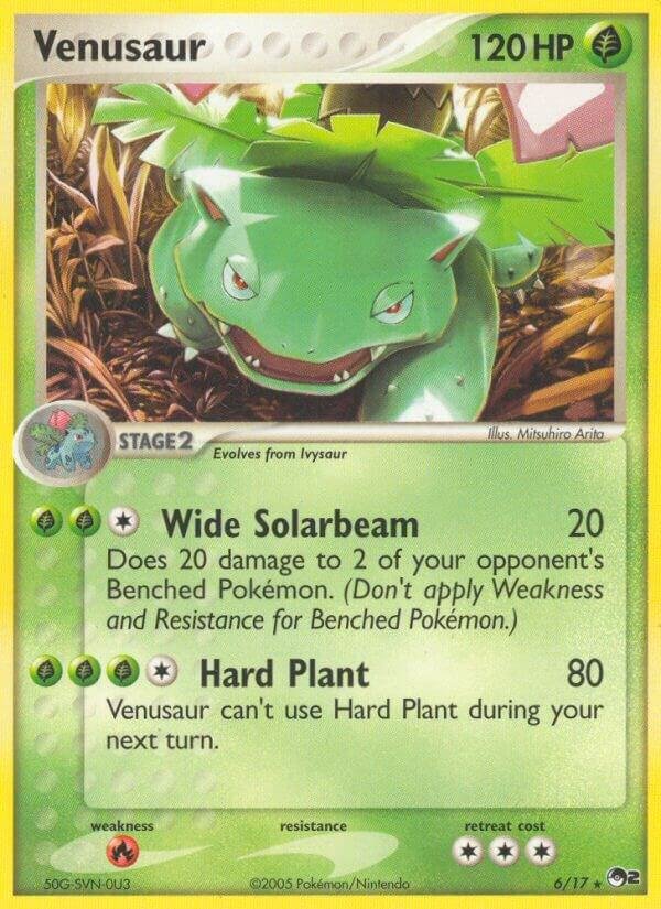Venusaur 006/017 Holofoil POP Series 2 Venusaur 006/017 Holofoil POP Series 2