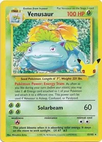 Venusaur | 15/102 | Holofoil | Celebrations: Classic Collection