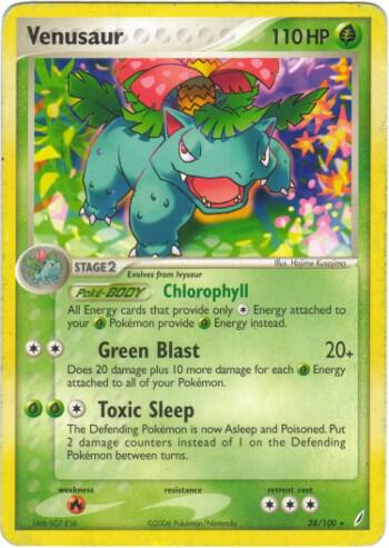 Venusaur 28/100 Reverse Holofoil Crystal Guardians Venusaur 28/100 Reverse Holofoil Crystal Guardians