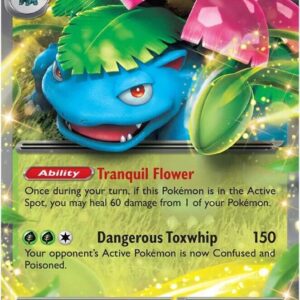 Venusaur ex 001/142 Holofoil SV07: Stellar Crown