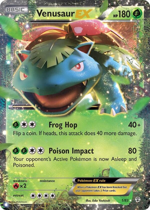 Venusaur EX 1/83 Holofoil Generations