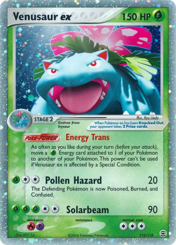 Venusaur ex 112/112 Holofoil FireRed & LeafGreen