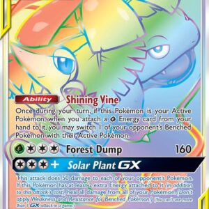 Venusaur & Snivy GX (Secret) 249/236 Holofoil SM – Cosmic Eclipse