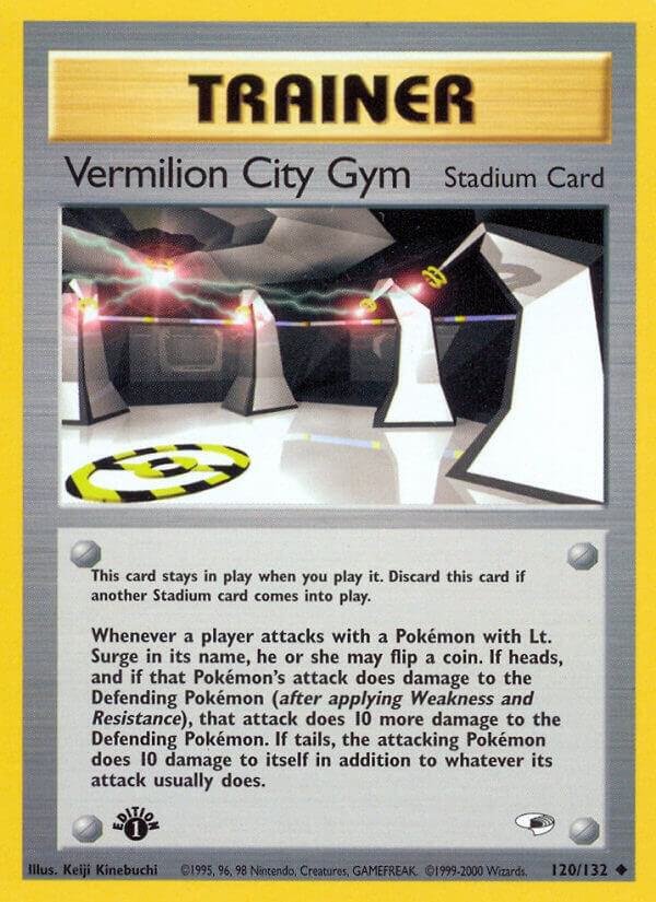 Vermilion City Gym 120/132 1st Edition Gym Heroes Vermilion City Gym 120/132 1st Edition Gym Heroes