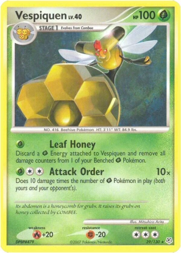 Vespiquen 39/130 Reverse Holofoil Diamond and Pearl Vespiquen 39/130 Reverse Holofoil Diamond and Pearl