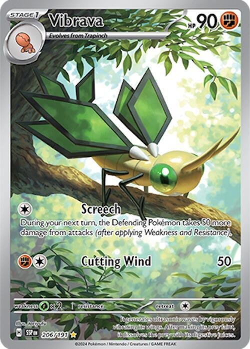 Vibrava 206/191 Holofoil SV08: Surging Sparks Vibrava 206/191 Holofoil SV08: Surging Sparks