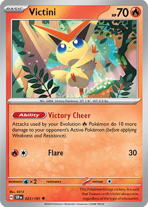 Victini 021/191 Normal SV08: Surging Sparks