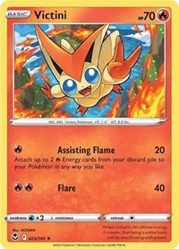 Victini | 023/195 | Reverse Holofoil | SWSH12: Silver Tempest