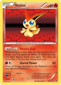 Victini (14) | 14/101 | Reverse Holofoil | Noble Victories