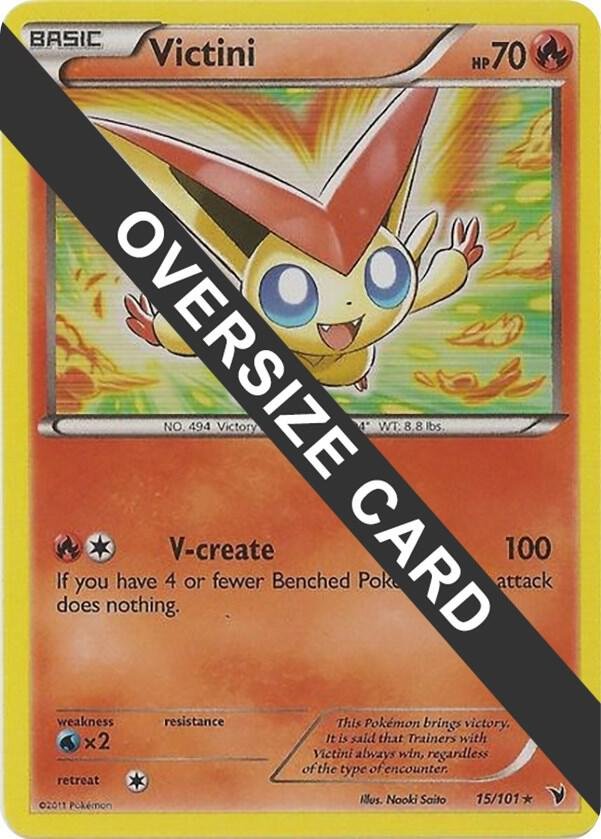 Victini 15/101 015/101 Holofoil Jumbo Cards Victini 15/101 015/101 Holofoil Jumbo Cards
