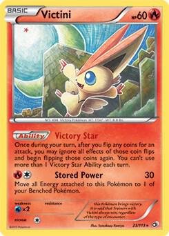 Victini 23/113 (BW Legendary Treasures) 023/113 Normal Deck Exclusives Victini 23/113 (BW Legendary Treasures) 023/113 Normal Deck Exclusives
