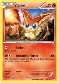 Victini | 23/149 | Reverse Holofoil | Boundaries Crossed