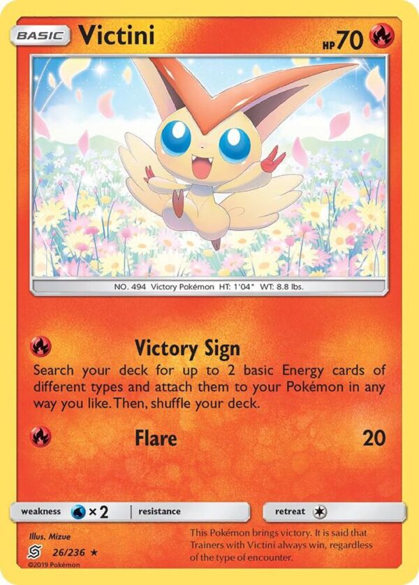 Victini 26/236 Holofoil SM – Unified Minds
