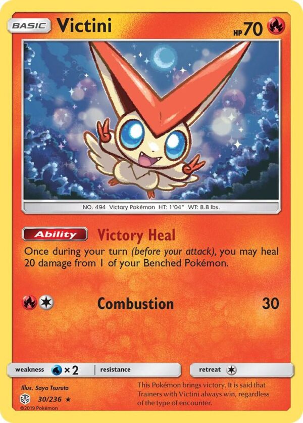 Victini 30/236 Holofoil SM – Cosmic Eclipse