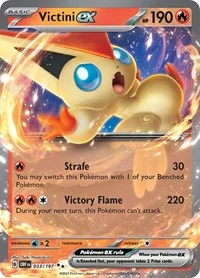Victini ex | 033/197 | Holofoil | SV03: Obsidian Flames