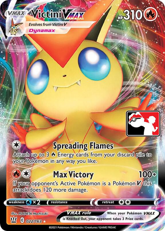 Victini VMAX 022/163 Holofoil Prize Pack Series Cards Victini VMAX 022/163 Holofoil Prize Pack Series Cards
