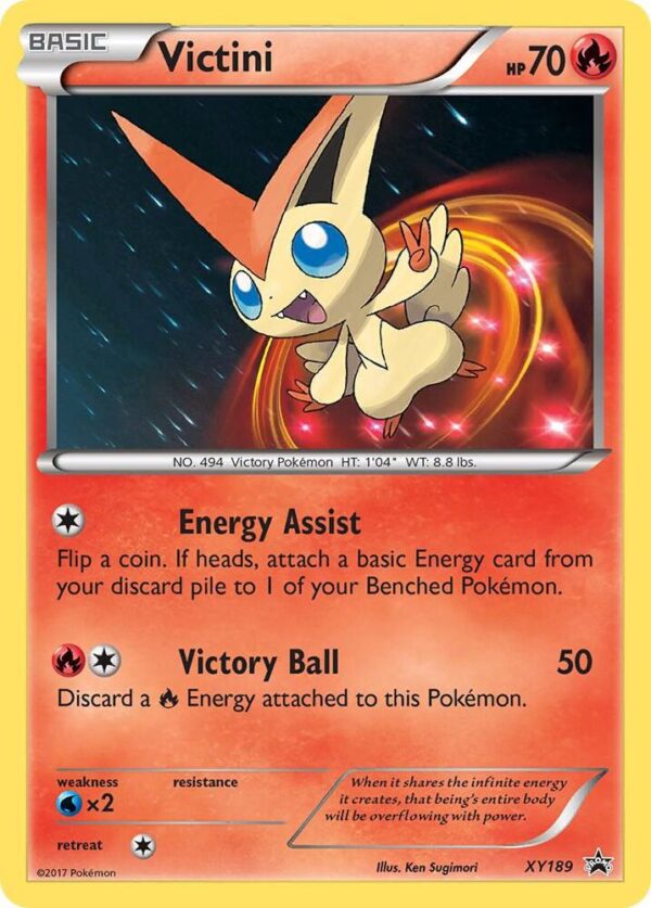 Victini XY189 Holofoil XY Promos