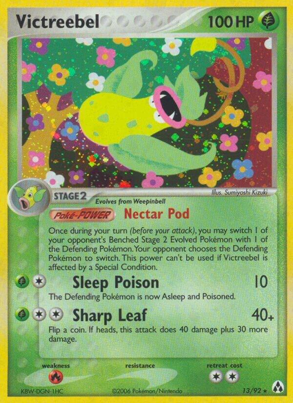 Victreebel 13/92 Reverse Holofoil Legend Maker